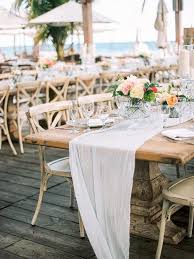 Gauze Table Runner Wedding Decor Event Centerpiece Runner Cheese Cloth Reception Decor Grey Wedding Tablecloth Cotton Bridal Shower Supplies Boho Wedding Centerpieces Table Runners Wedding Arbor Decor