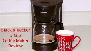 The compact space saver coffee makers are perfect for situations like when you have the first generation spacesaver coffee makers were designed with only space conservation in consideration. Black And Decker Coffee Maker Review Dcm600w 5 Cup Drip Coffeemaker Youtube