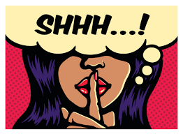 Image result for husband and wife shhh