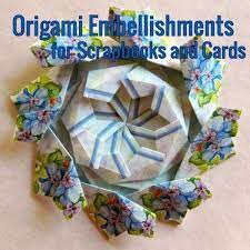 2 when you print the card on a color printer, before it is folded, it looks like step 2. Flat Unit Origami Ideas For Handmade Cards Holidappy