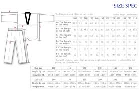 Size Charts Spennergy Sports