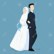Download high quality bride and groom cartoons from our collection of 42,000,000 cartoons. Muslim Bride And Groom Vector Cartoon Illustration Royalty Free Cliparts Vectors And Stock Illustration Image 109689109