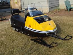 Image result for Orange 1973 Snowmobile
