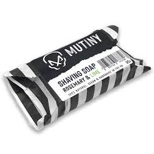 This little bar creates a big lather that's rich with organic nutrients. Shaving Soap Bar Rosemary Lime 100 Natural Mutiny Shaving