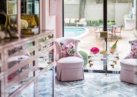 An accent chair is a piece of furniture that is both functional and aesthetic. Glamorous Pink Closet With Pink Accent Chairs Contemporary Closet