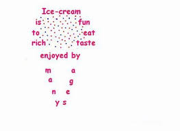 Ice Cream Shape Poem Shape Poems Poetry Ideas Teaching Poetry