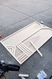 Diy Geometric Wood Feature Wall With Floating Bench Mur En Bois Diy Panneau Bois Deco Peinture Murale A Faire Soi Meme