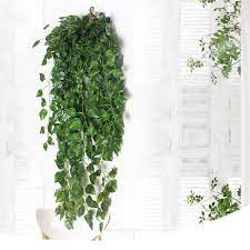 Free 2 Day Shipping Buy 2 Bunch 4 Bunch Artificial Ivy Garland Faux Ivy Leaf Fake Plant Vine Decoration For Hom Vine Decoration Fake Plants Fake Plants Decor