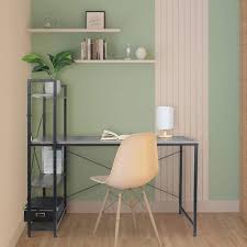 Schrankwand mit integriertem schreibtisch home office mobel ideen buromobel built in bookcase built in desk bookshelves built in. Woltu Moderner Schreibtisch Mit Integriertem Real De