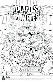 plants vs zombies coloring pages pdf coloringfolder com books plant zombie coloriage gratuit mcdonalds avec prix