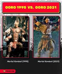 Do you like this video? Goro 1995 Vs Goro 2021 Mortal Kombat 1995 Mortal Kombat 2021 Ifunny