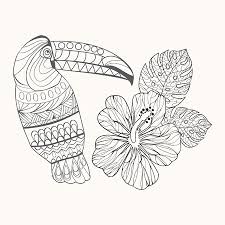 Blumen tattoo vorlagen kostenlos muster und vorlage. Malvorlage Hawaii Blume Coloring And Malvorlagan