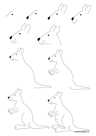 Drawing Kangaroo Kangaroo Drawing Drawings Drawing For Kids