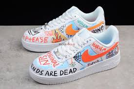 Pauly Vlone X Nike Air Force 1 Low White Mase Custom Graffiti Harlem Nike Shoes Air Force Air Force Shoes Hype Shoes