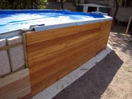 Habillage Bois Et Isolation Piscine Hors Sol Piscines Realisations En 2020 Habillage Piscine Hors Sol Piscine Hors Sol Piscine Tubulaire
