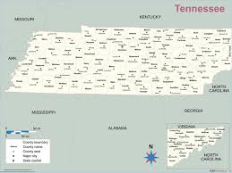 Tennessee county map with county names free download. Tennessee County Outline Wall Map By Maps Com
