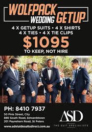 Select from our extensive range of ready made suits or consult our in house tailor to create that perfect look for your special day. Adelaide Suits Direct Adelaide Wedding Menswear Wedding Sa