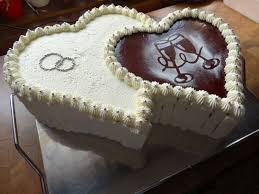 Raffaello Erdbeer Doppelherz Torte Hochzeit Hochzeitstorte Herz Hochzeitstorte Doppelherz