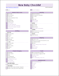 It also helps you to create a list of the items that you will need to make the event a success. Baby Budget List Terat