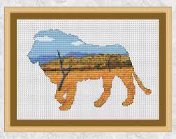 Check spelling or type a new query. Lion Cross Stitch Pattern African Plains Animals At Home Chart Nature Wildlife Cross Stitch Design Instant Download Pdf Broderie