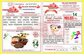 Informasi asli pengeluaran angka, kode bandar, dan kode mulut fajar pakong lama. Pakong Melati 03 07 2018 14
