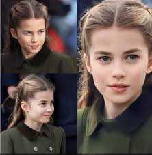 Charlotte's growing up … And she is her Grandmother.. Queen Elizabeth ❤️