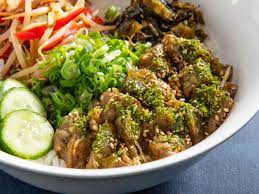 Eggplant Rice Bowl Donburi Recipe Recipe Donburi Recipe Recipes Serious Eats