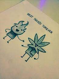 3.18 x 2.5 inches comes with 1 sticker, choice of material shop info: Weed Art