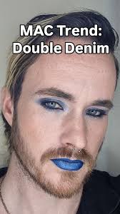 💙Double Denim💙, •Paintstick x12 in Ultra Marine, •Colour Excess Gel  Pencil in Stay the Night, •Eyeshadow in Lunar, and Tilt, •Maximal Sleek  Satin in Tilted Denim, #maccosmetics #mactrend #doubledenim ...