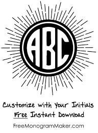To pick their own font, just so long as the font is free for us to download. Monogram Frames Free Online Monogram Maker With Various Frames Monogram Maker Monogram Frame Circle Monogram Font