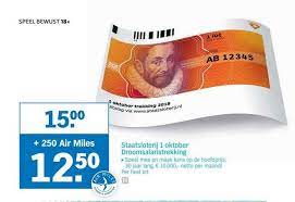 De loterij steunen kinderen zodat zij in het algemeen een onbezorgd en vrij leven moeten hebben. Staatsloterij 1 Oktober Droomsalaristrekking Aanbieding Bij Albert Heijn