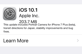 Ios 10 1 Update Ios 10 Ios Iphone