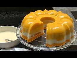 Mango Foam Pudding Is Tasty And Soft Youtube Puding Mangga Mangga Puding Ide Makanan