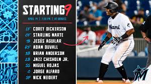 Jazz chisholm has beaten out isan diaz for the marlins' second baseman job after batting.268 with three home runs and four stolen bases in spring training. Miami Marlins On Twitter Today S Plan Flip The M Again Ballysportsfl 940winz Radiomambi710 Atlanta Juntosmiami