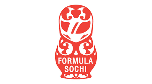 The f1 logo had red and black colors mostly seen on a white background. Logotipom Etapa Formuly 1 V Sochi Stala Matreshka Gonshica