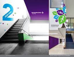 re branding toronto highschools on adweek talent gallery signage design interior design school navigation design
