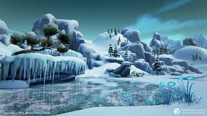 Winter Snow Thunder Cloud Game Art Environment Game Art Thundercloud