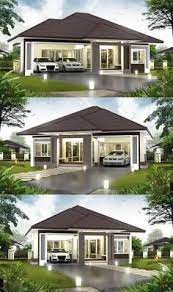 3 Concepts Of 3 Bedroom Bungalow House Arsitektur Rumah Indah Rumah Kebun