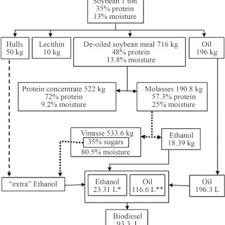 schematic flow chart for biofuel production from soybean