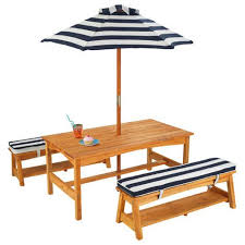 Found It At Wayfair Supply Kids 4 Piece Table Chair Set Table And Bench Set Kids Outdoor Table Outdoor Tables And Chairs