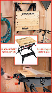 Black And Decker Wood Workbench Create A Bench Tool Stand Vise Workbench Or Sawhorse With Just This Heavy Duty Black Decker Workmate 425 P Portable Workbench Workbench Vise Simple Storage
