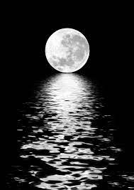 The most common black and white moon material is metal. Easy Glass Splashbacks Black And White Moon Reflection