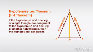 He walks 50 m west and 30 m north. The Hl Hypotenuse Leg Theorem Video Examples Tutors Com