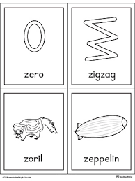 Build your french vocabulary by studying common words in the language starting with lett. Letter Z Words And Pictures Printable Cards Zero Zigzag Zoril Zeppelin Myteachingstation Com