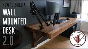 It does not include mounting instructions. Build A Wall Mounted Desk Youtube