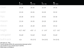 sizing kokatat inc