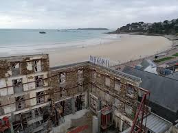 From saint malo we drove to perros guirec, to the pink granite coast, there is a fantastic coast hiking trail! Perros Guirec Grand Hotel Le Casino Ouvrira En Decembre Le Tregor