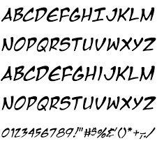 Manga Temple Italic Font Comic Font Italic Font Name Folder