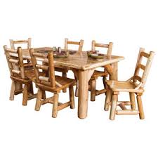 Read customer reviews and common questions and answers for union rustic part #: Rustic Aspen Log Kitchen Table Set With 4 Dining Chairs Rustic Dining Sets By Furniture Barn Usa Houzz