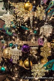 Set of 2 mini size handmade blown clear lightweight glass christmas tree ornaments decor suncatcher with real peacock feather good luck. How To Decorate A Beautiful Christmas Tree